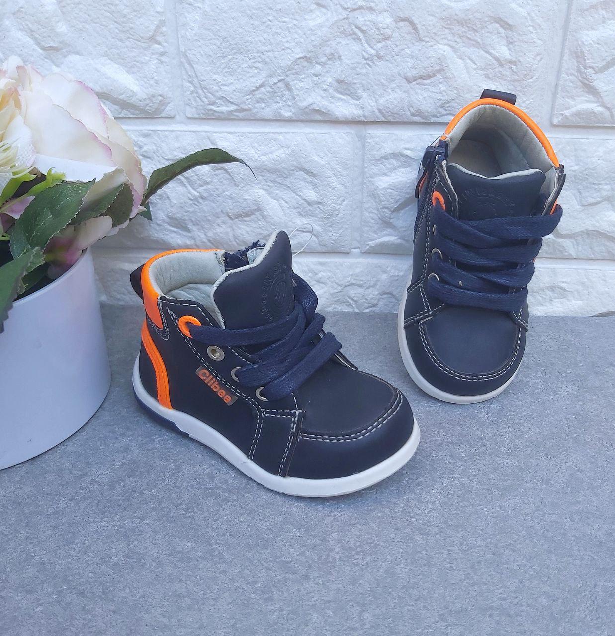 Ботиночки для мальчика Clibee 146 р. 20 13 см Синий (146)