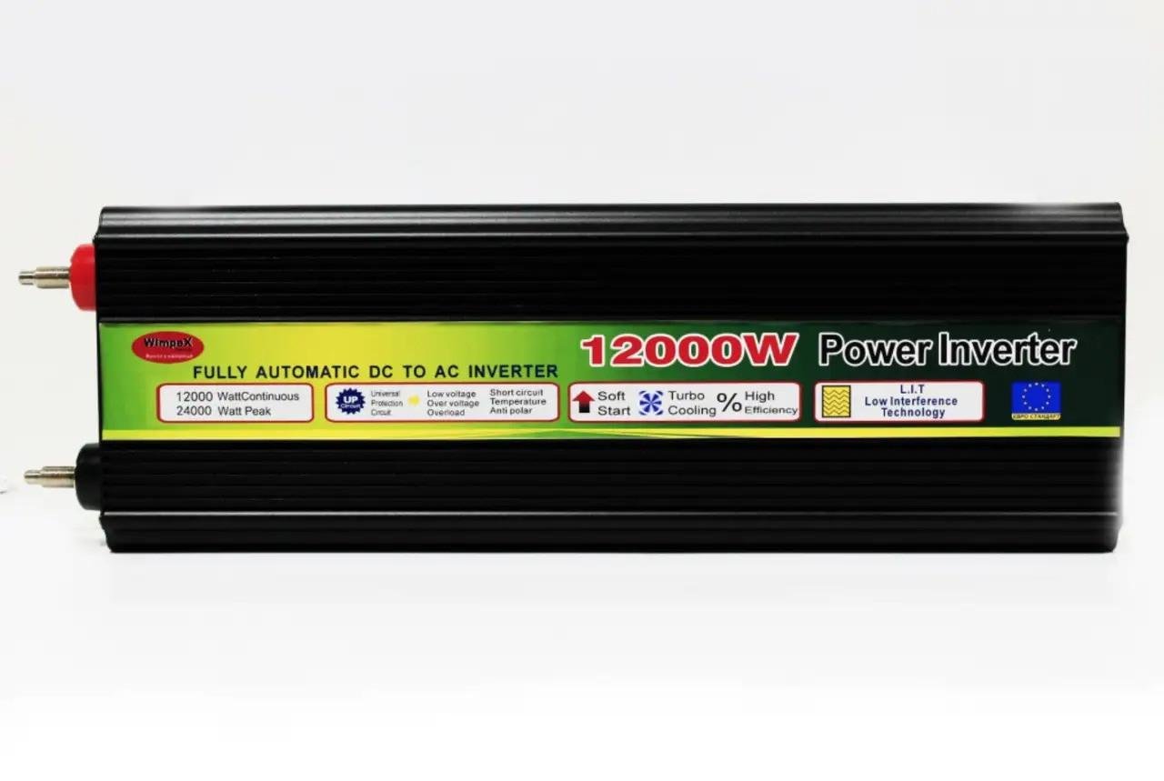 Автомобильный преобразователь напряжения Wimpex 12000W 12V Автомобильный преобразователь напряжения Wimpex 12000W 12V