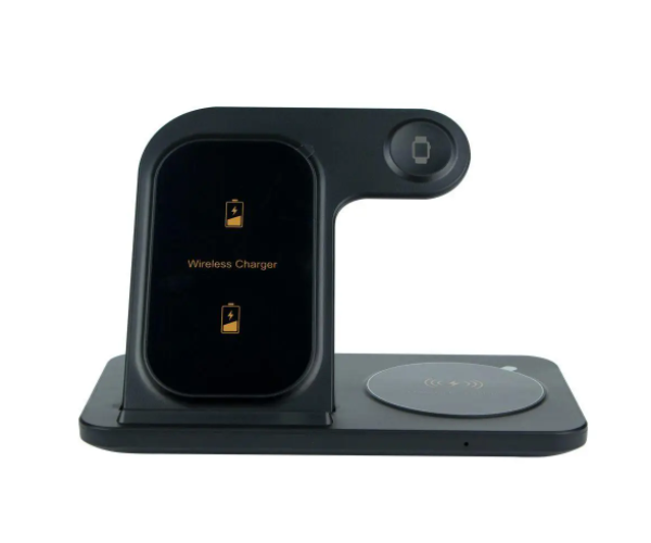 Устройство беспроводное зарядное Proda Magnetic 3в1 15W PD-W8 Black