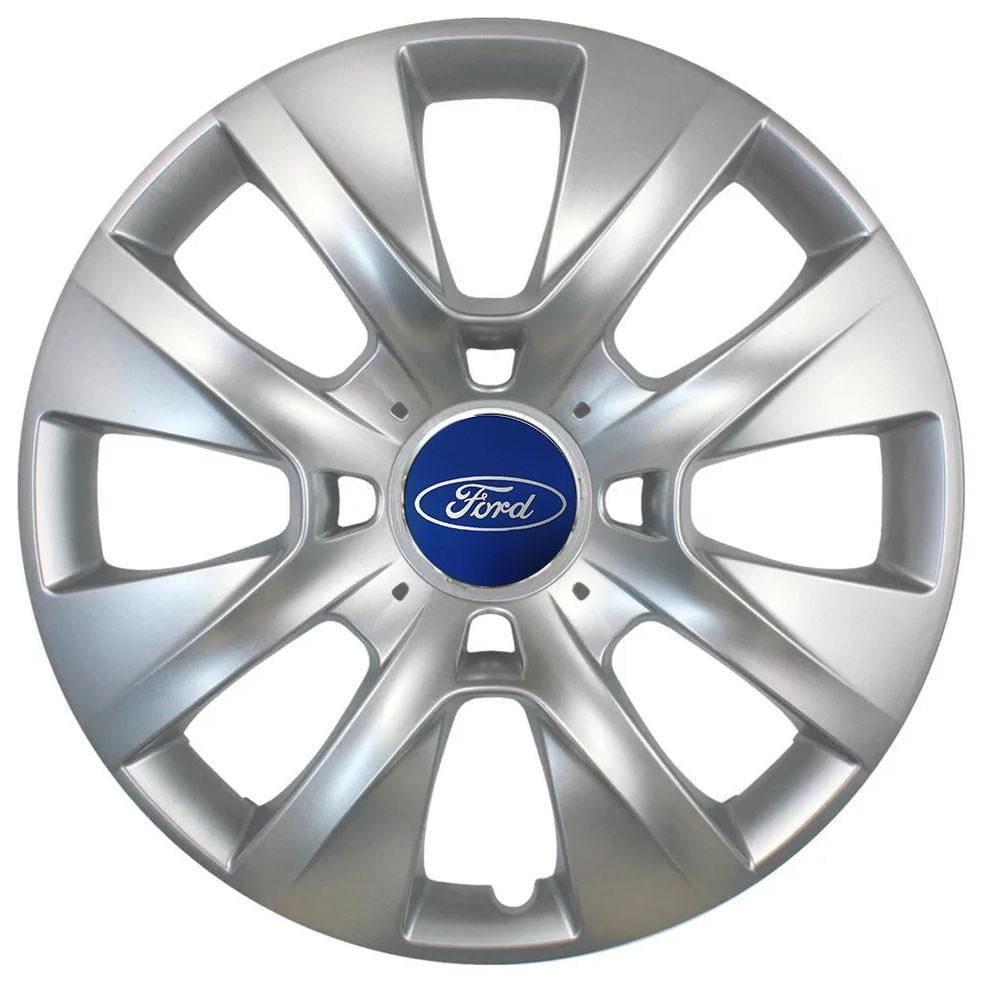 Колпаки SJS 225 с логотипом Ford 4 шт. R14 Серебряный (2654557502)
