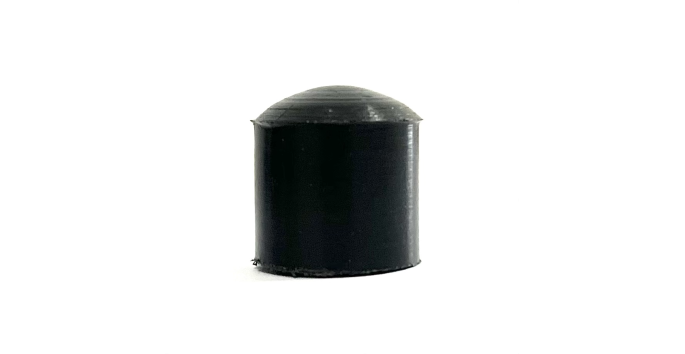 Заглушка круглая наружная 16 мм Черный (RDN-16-BLK-103)