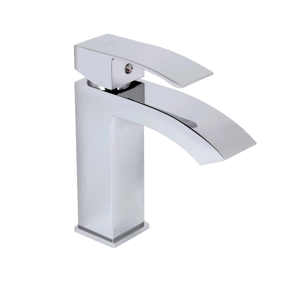 Змішувач для раковини низький Qtap Swan Cascada Chrome (k35)