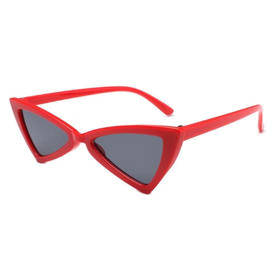 Окуляри трикутні сонцезахисні Червоний з чорним