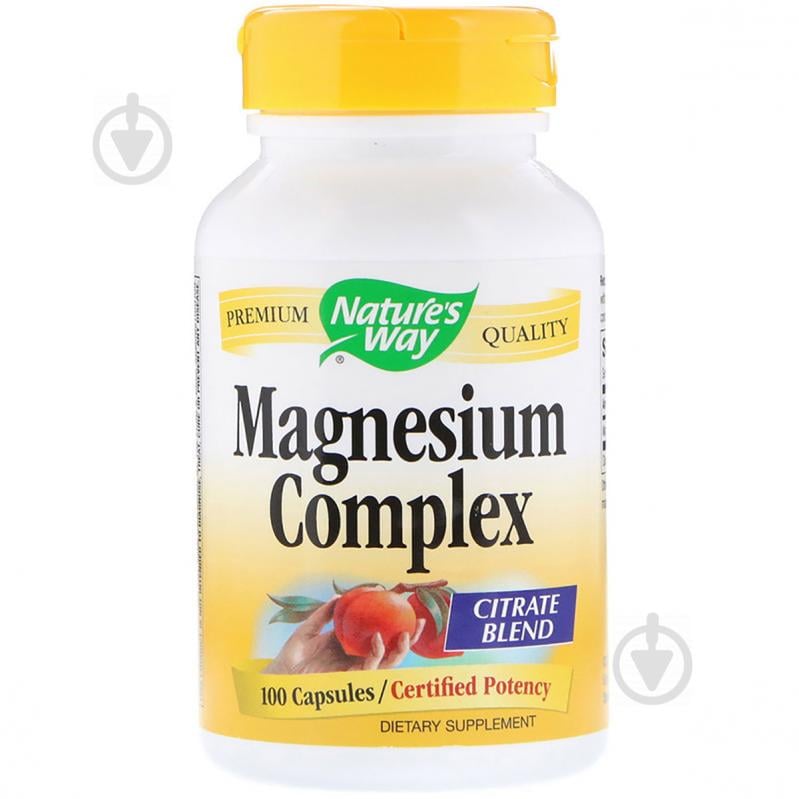 Магний цитрат Nature's Way Magnesium Complex 100 капсул (NWY41051)