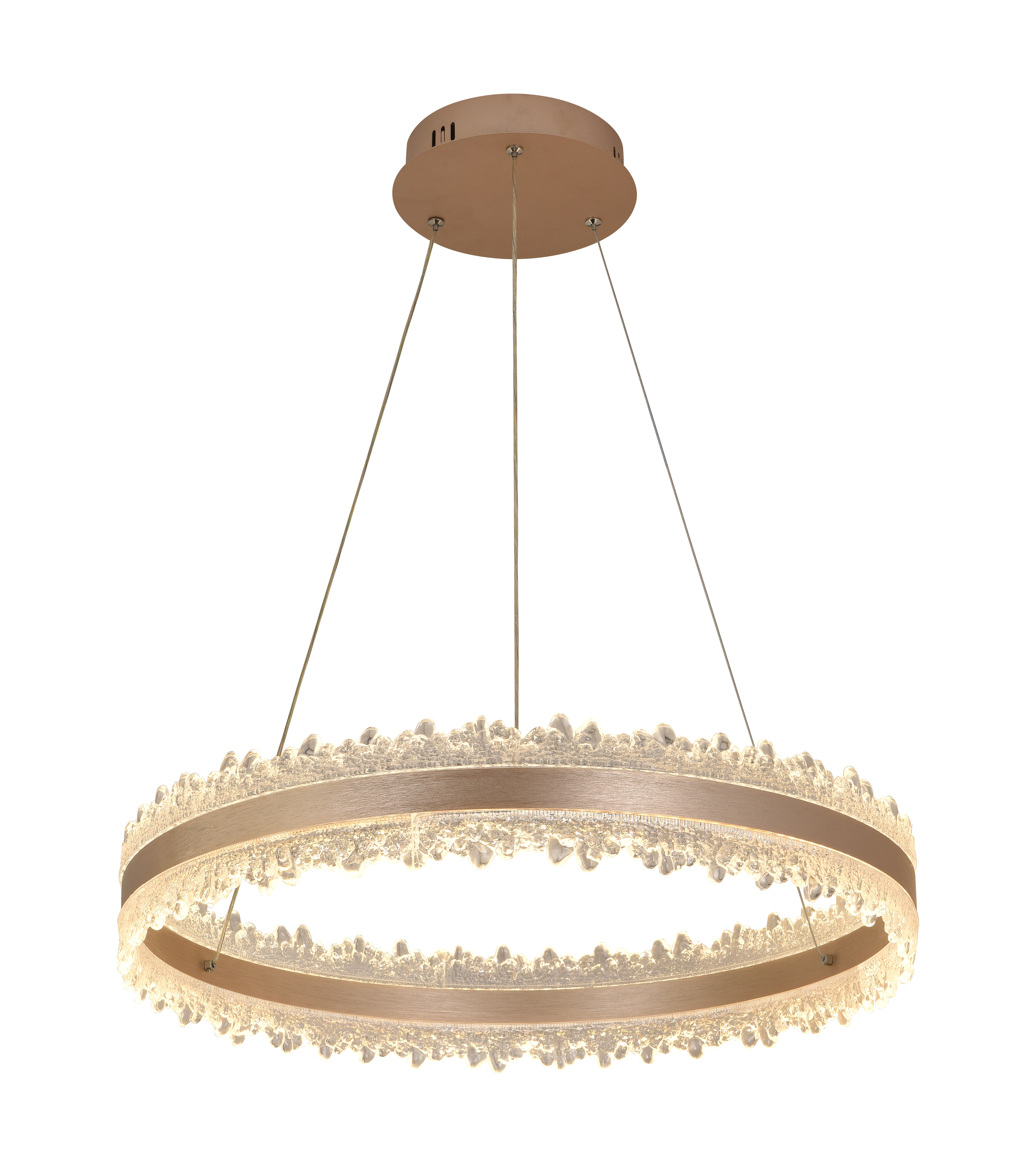 Люстра світлодіодна підвісна Valeso V Rose Gold (QQD9401)