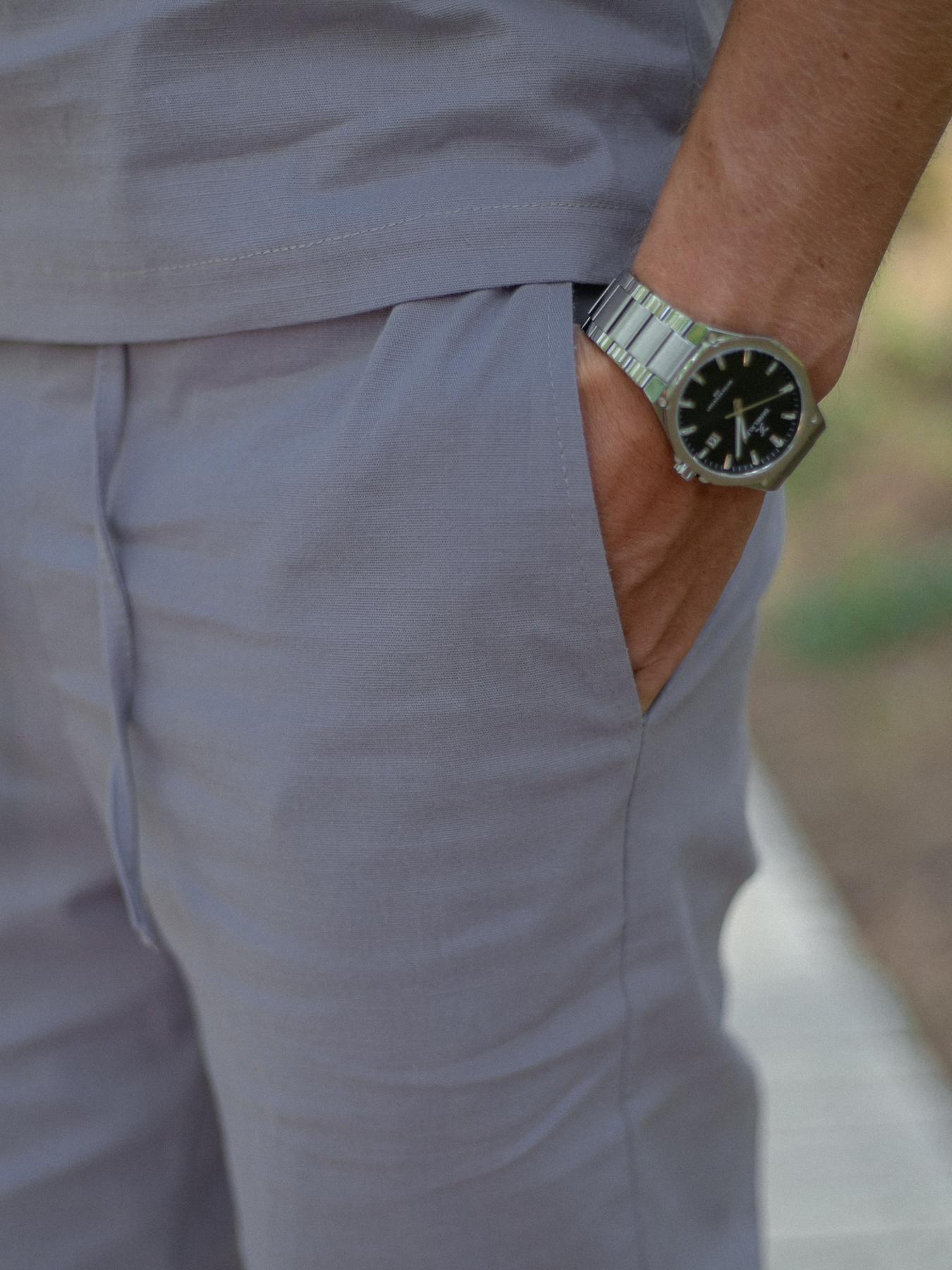 Костюм мужской Flax Intruder льняной S Серый (1624351714/6/1) - фото 6 Костюм мужской Flax Intruder льняной S Серый (1624351714/6/1) - фото 6