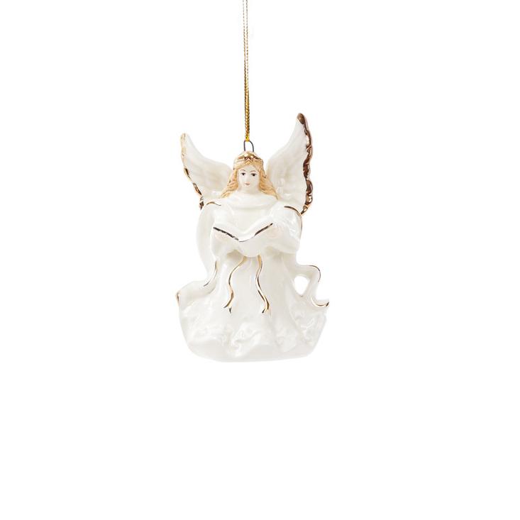 Фигурка-подвеска BonaDi Колокольчик Ангел с книжкой (197-A09)