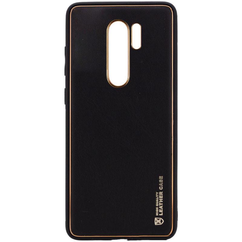 Противоударный кожаный Чехол Epik Xshield для Xiaomi Redmi Note 8 Pro Черный/Black