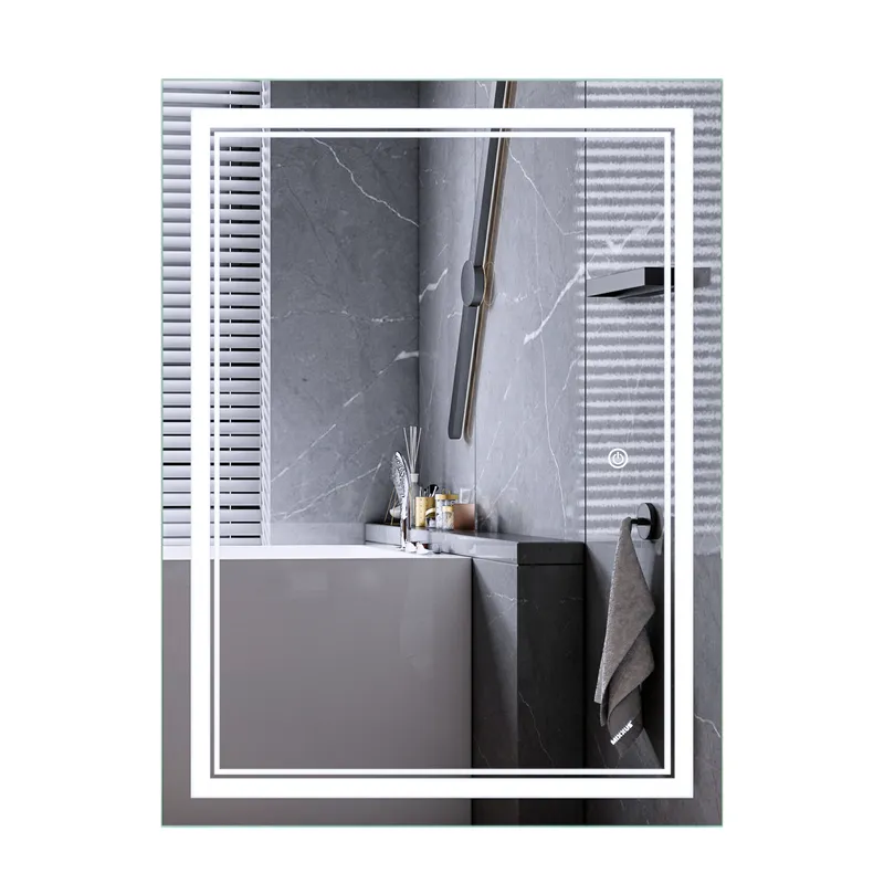 Дзеркало для ванної кімнати MIXXUS Premium QUADRO MR20 LED Touch/Anti-fog/димер 90x70 см (MP6621) Дзеркало для ванної кімнати MIXXUS Premium QUADRO MR20 LED Touch/Anti-fog/димер 90x70 см (MP6621)