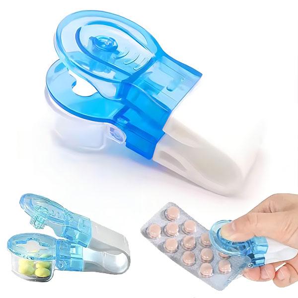 Устройство с контейнером для извлечения таблеток из блистеров