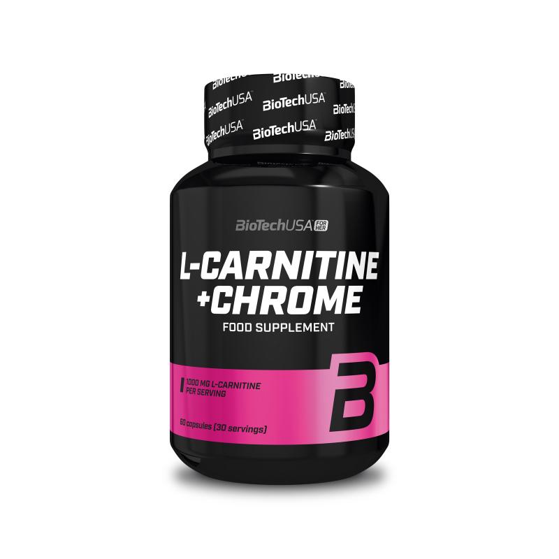 Жироспалювачі BioTech L-Carnitine/Chrome 60 капс. (00000017492)