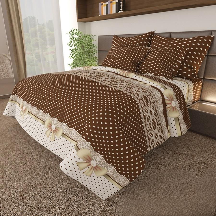 Комплект постільної білизни Vital Textile Голд Люкс бязь євро 200х220 (BLе-151)