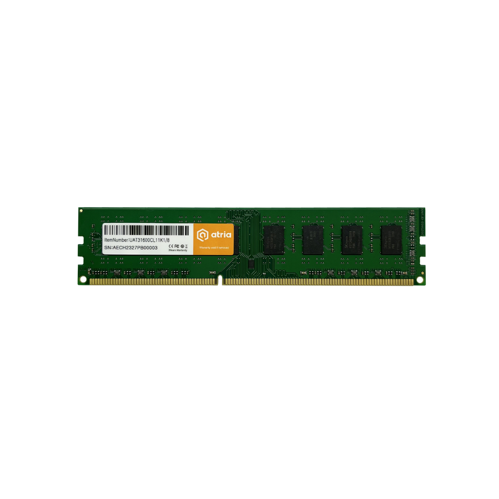 Оперативная память ATRIA UAT31600CL11K1/8 DDR3 8 Гб 1600 МГц для ПК