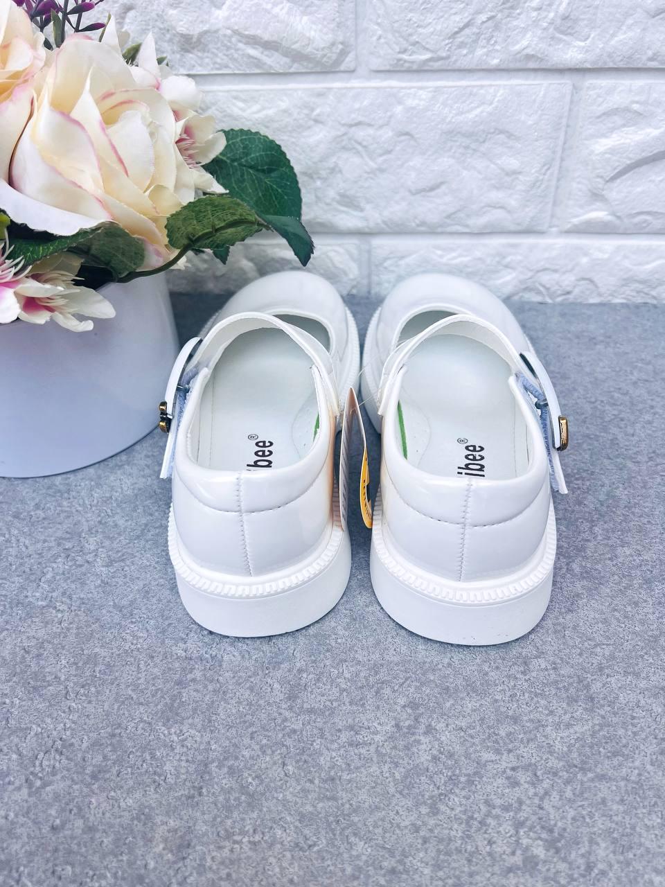 Туфлі класичні для дівчинки Clibee 1808 р. 29 17,8 см Білий (1808-2) - фото 3 Туфлі класичні для дівчинки Clibee 1808 р. 29 17,8 см Білий (1808-2) - фото 3