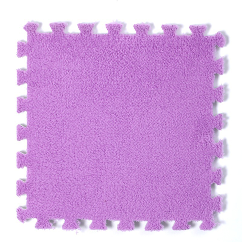 Килимок-пазл з ворсом RIAS PZ-101 1 ігровий 30x30 см Purple (3_06751)