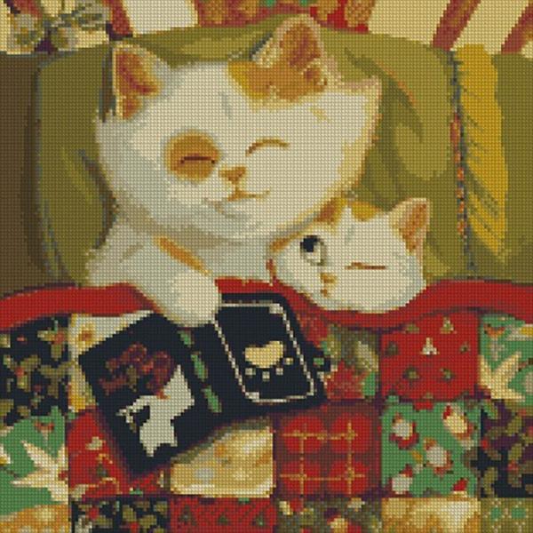 Набор с алмазной мозаикой Идейка Сказки на ночь 40х40 см (AM6078-mt)