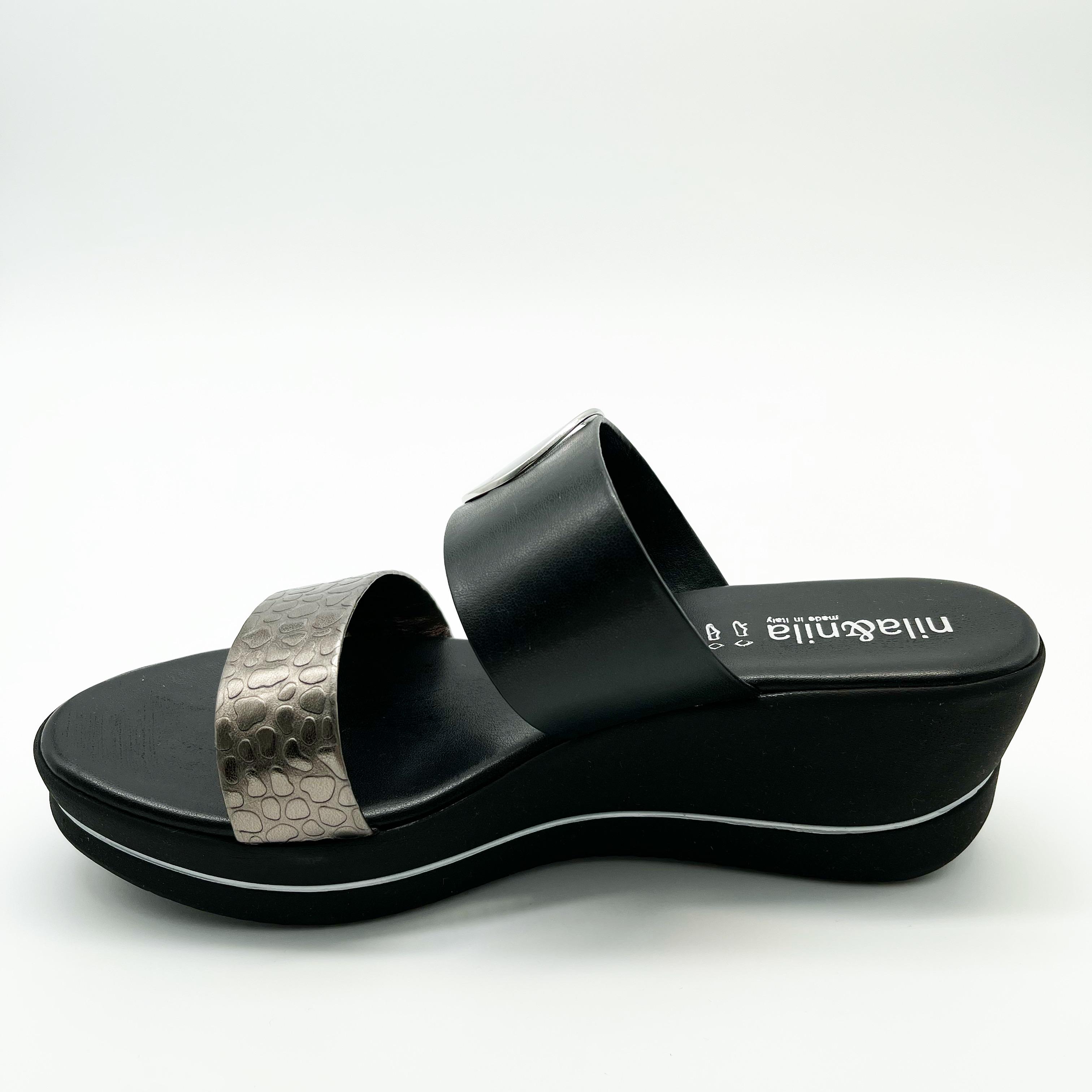 Шлепанцы женские NilaNila CIR8559 р. 38 Черный - фото 3