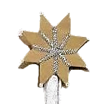 Посох деревянный ручной работы с Рождественской звездой - фото 2 Посох деревянный ручной работы с Рождественской звездой - фото 2