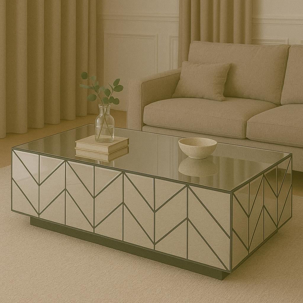 Стіл дзеркальний Аскольд 1000х600х450 мм Антрацитовий Стіл дзеркальний Аскольд 1000х600х450 мм Антрацитовий