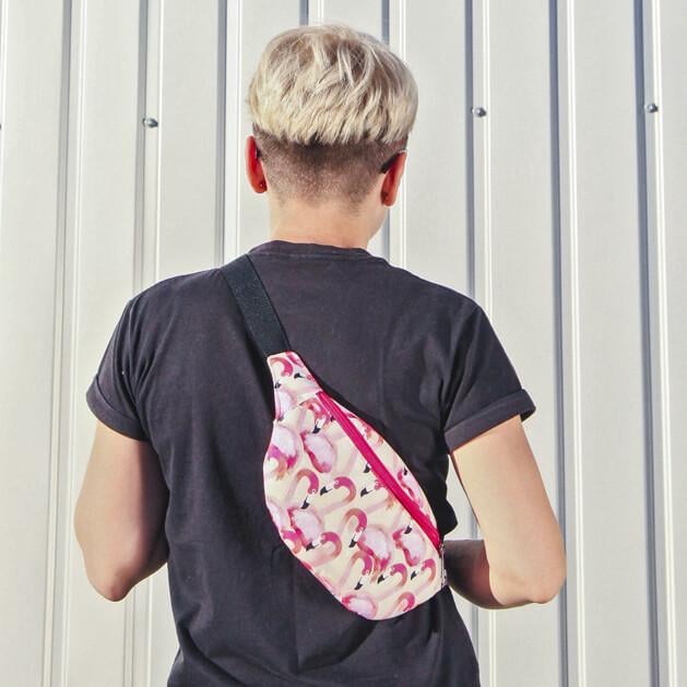 Сумка бананка BUMBAG Фламінго (sp7-107924402)