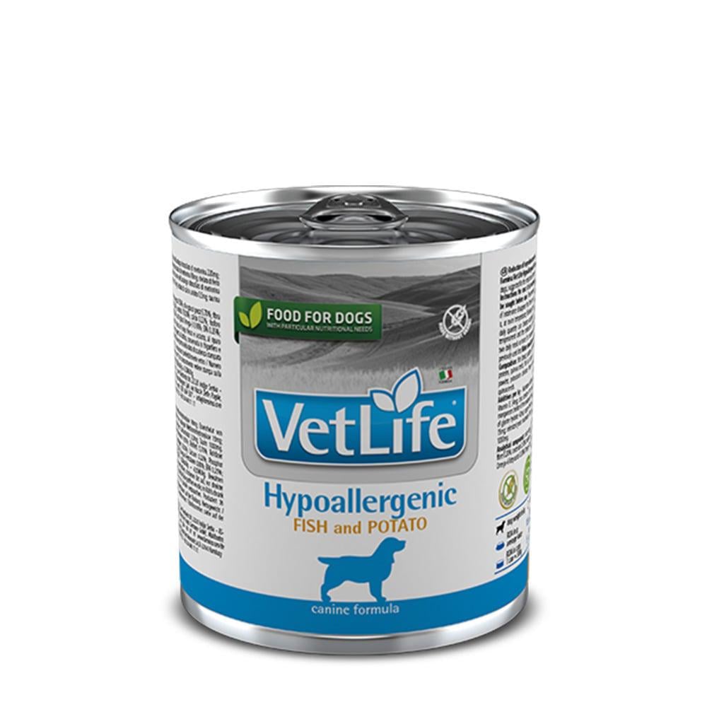 Корм для собак влажный Farmina Vet Life Hypoallergenic Fish& Potato при пищевой аллергии 300 г Корм для собак влажный Farmina Vet Life Hypoallergenic Fish& Potato при пищевой аллергии 300 г