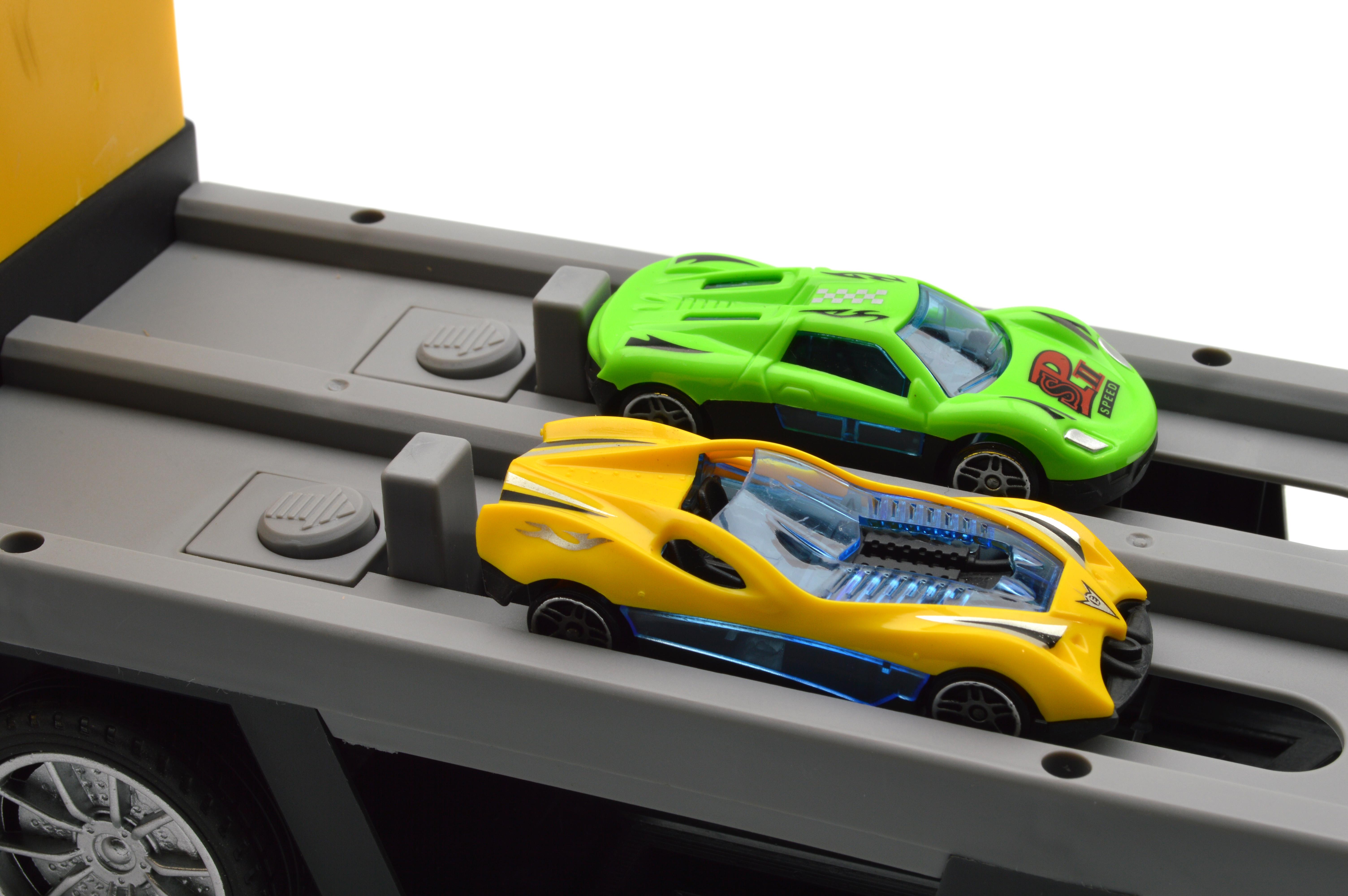 Автовоз с трамплином/пусковым механизмом/машинками (T909A) - фото 6 Автовоз с трамплином/пусковым механизмом/машинками (T909A) - фото 6