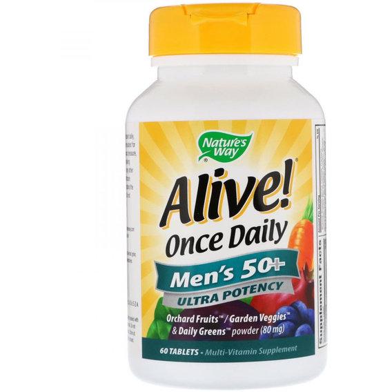 Вітамінно-мінеральний комплекс Nature's Way Alive! Once Daily Men's 50+ 60 Tabs