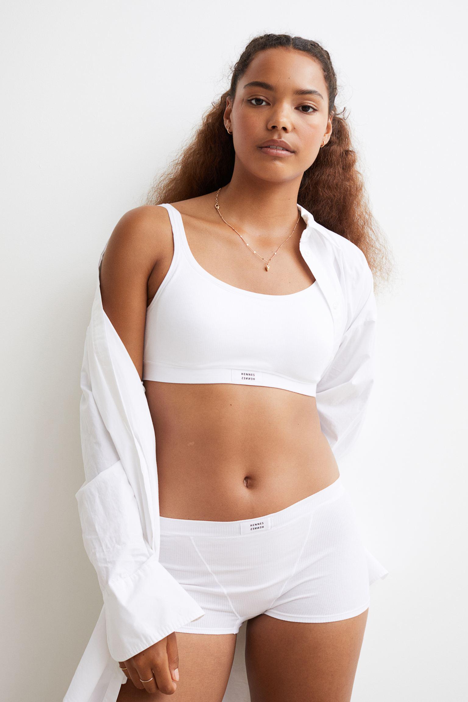 Трусики H&M M 2 шт. Белый (507988627)