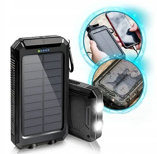 Повербанк Solar Charger NOY60 20000 mAh із сонячною панеллю - фото 2