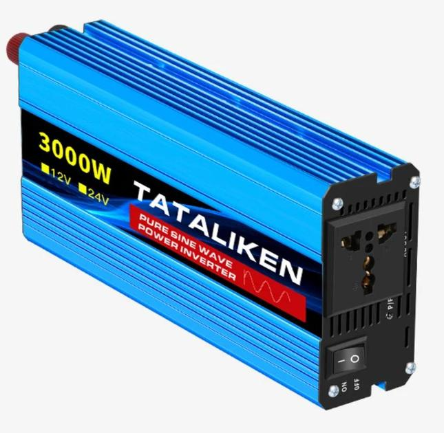 Автомобильный инвертор Tataliken чистый синус 3000 Вт 12-220V (29880644)