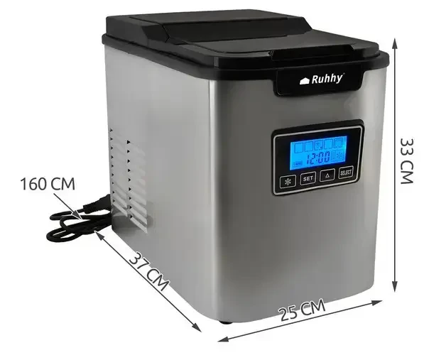 Ледогенератор с дисплеем Ruhhy K5536 2,2 л до 12 кг в день 120 Вт 33х25х37 см - фото 2 Ледогенератор с дисплеем Ruhhy K5536 2,2 л до 12 кг в день 120 Вт 33х25х37 см - фото 2