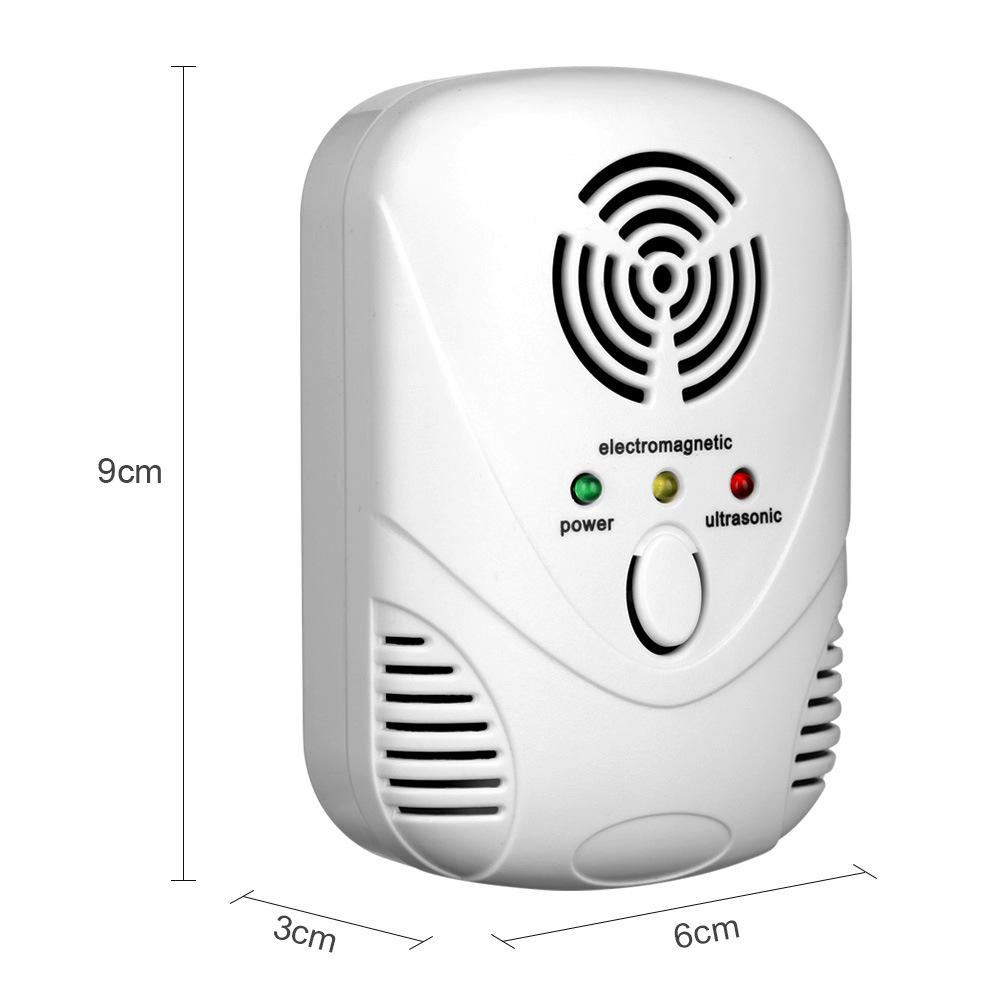 Отпугиватель электромагнитный с ультразвуком от мышей/тараканов/комаров (DC-9001) - фото 3