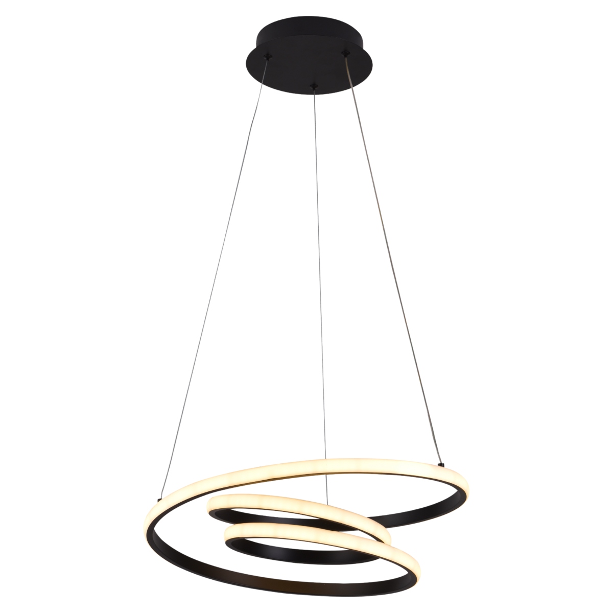 Люстра подвесная светодиодная Light House SRS-19630 BK 68W Черный