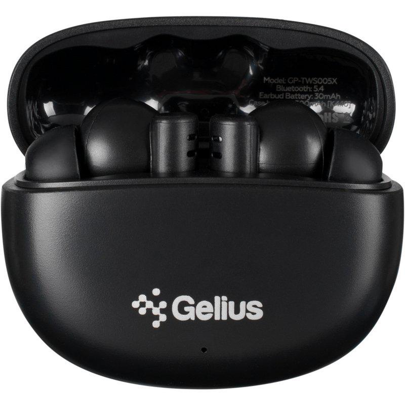 Наушники беспроводные TWS Gelius Encore GP-TWS005X Black (99780) - фото 6 Наушники беспроводные TWS Gelius Encore GP-TWS005X Black (99780) - фото 6