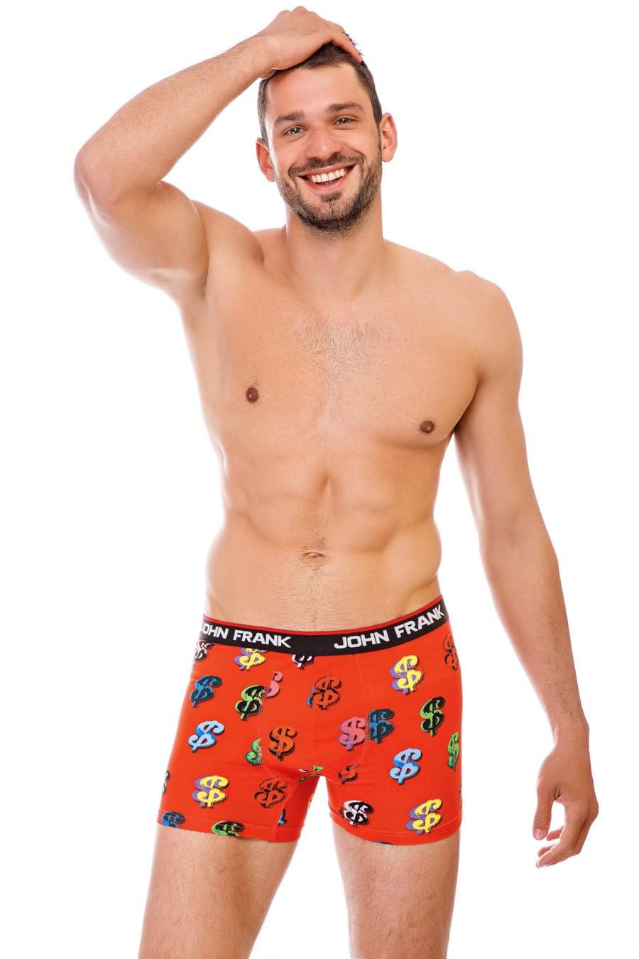 Трусы боксеры John Frank р. 50/L Красный (63128) Трусы боксеры John Frank р. 50/L Красный (63128)