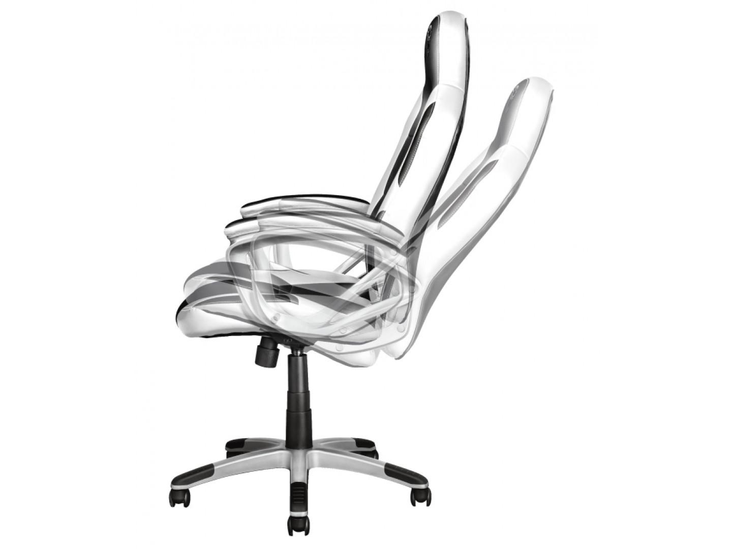 Кресло геймерское Trust GXT 705W Ryon chair White (20321cb7) - фото 5