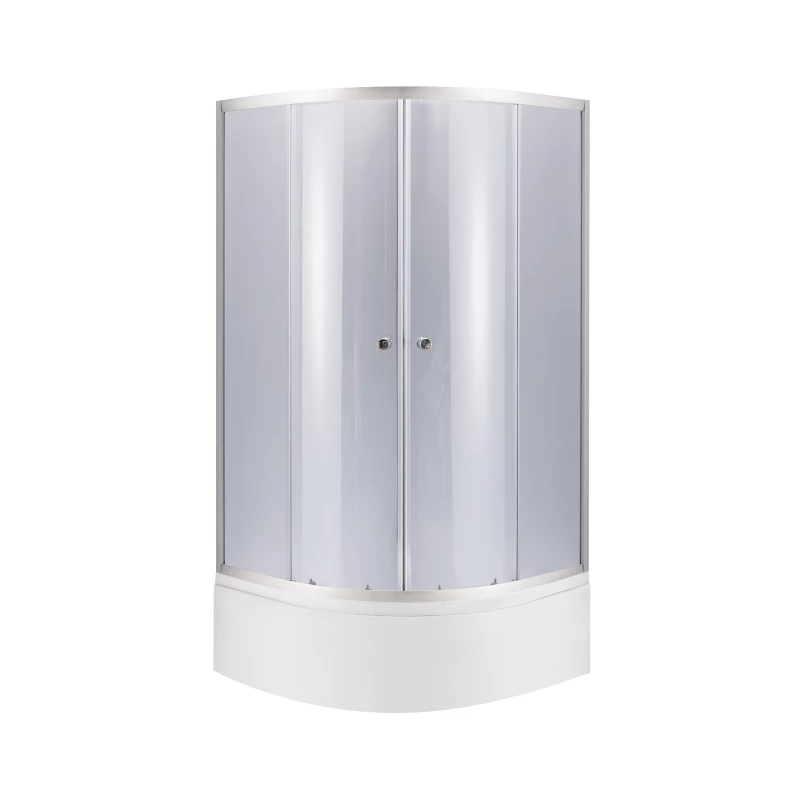 Душова кабіна Latwa SC80x80.SAT.HIGH.GR тонована з піддоном та панеллю Kupala (FRRS00048654)