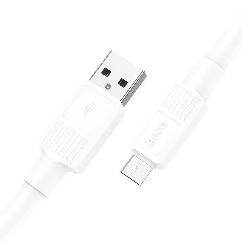 Кабель Hoco Micro USB Solid X84 1 м White (9822548) - фото 3