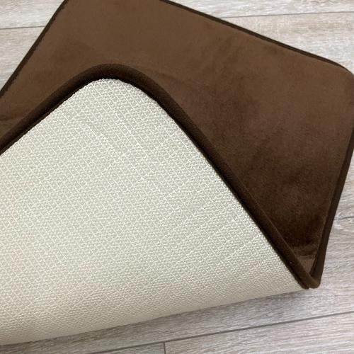 Набор ковриков в ванную и туалет Smooth Premium Memory Foam 3в1 80х50/60х40/60х50 см Коричневый (NKMaxSmooth0006) - фото 6 Набор ковриков в ванную и туалет Smooth Premium Memory Foam 3в1 80х50/60х40/60х50 см Коричневый (NKMaxSmooth0006) - фото 6