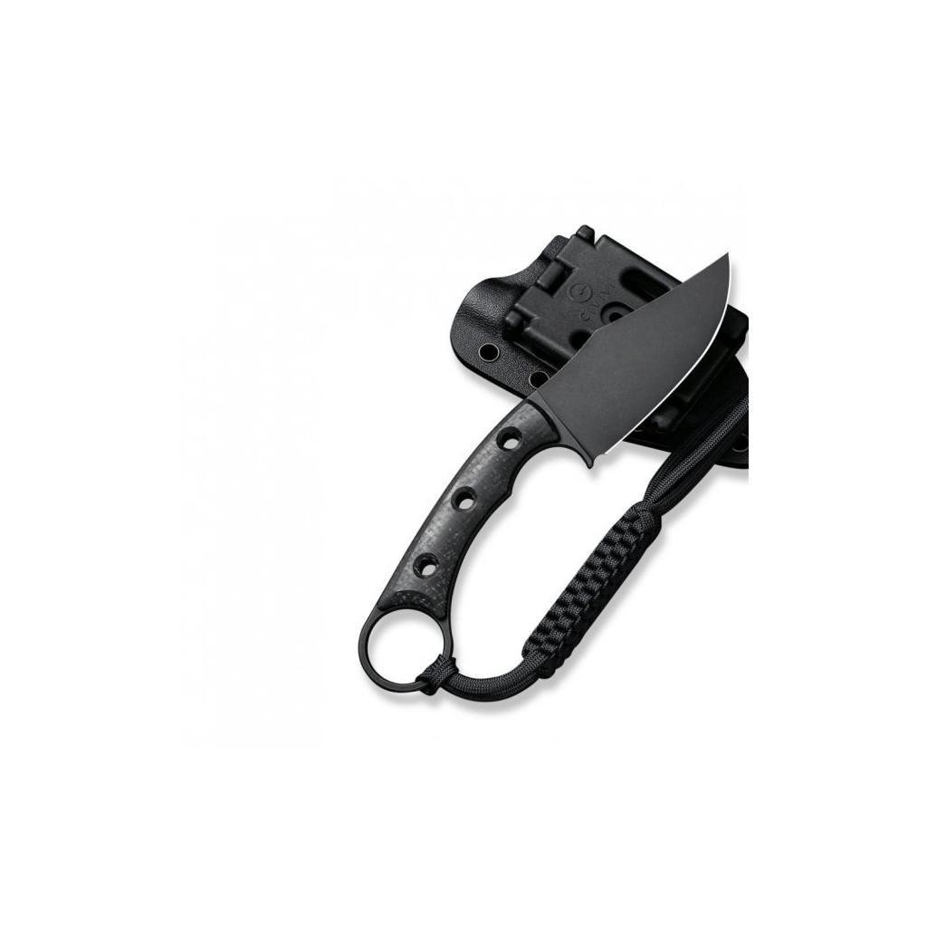 Нож охотничий Civivi Midwatch Black Blade Dark Micarta (C20059B-1) - фото 4