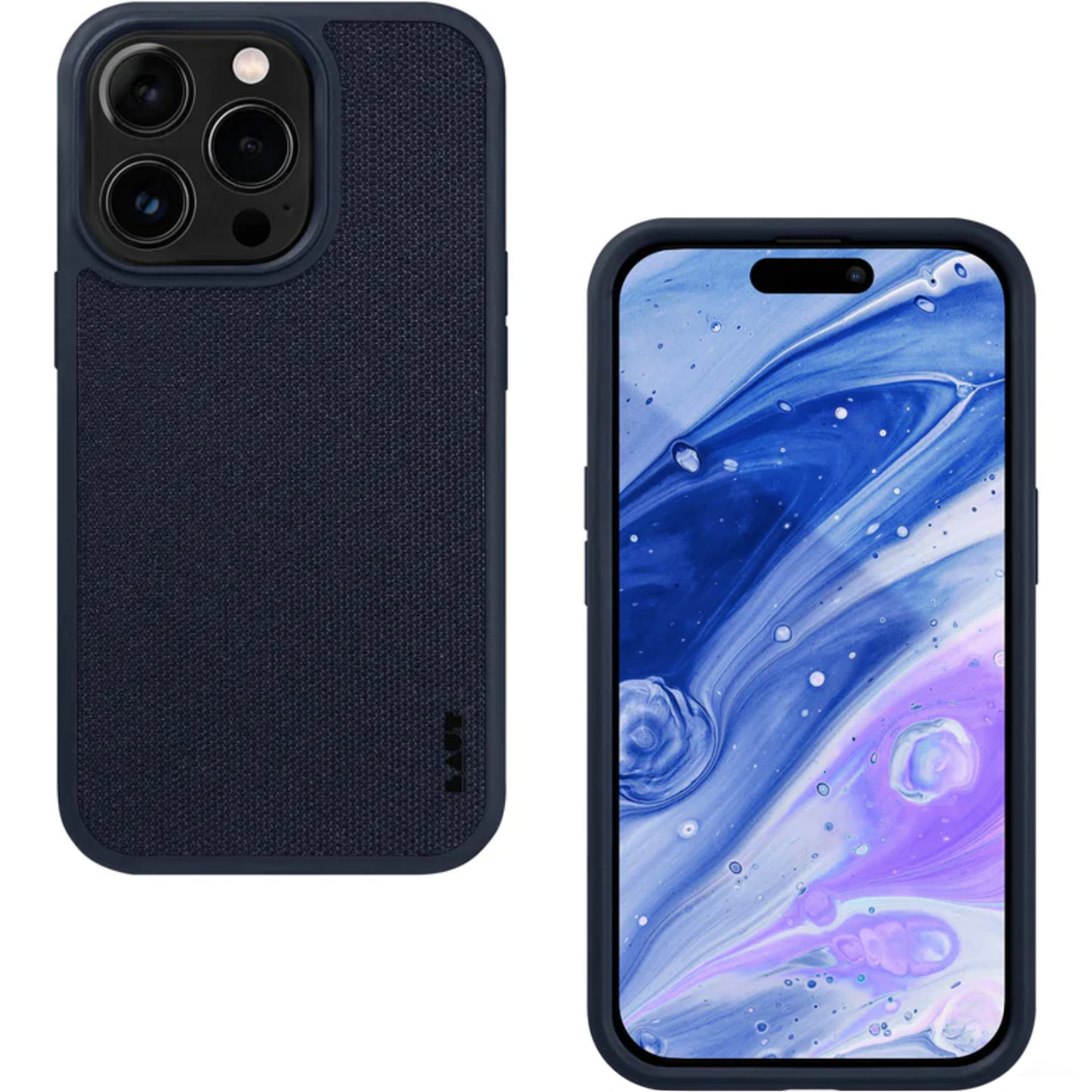 Чехол-накладка LAUT URBAN CORDURA PROTECT IMPKT Cell Technology for iPhone 14 Pro Max, Indigo (L_IP22B_UP_BL) - фото 6