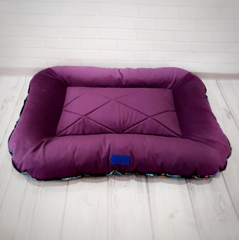 Лежанка-понтон для собак Amore mio Cane Turtle Purple зима/літо до 30 кг 90х70х15 см (P-0001) - фото 5 Лежанка-понтон для собак Amore mio Cane Turtle Purple зима/літо до 30 кг 90х70х15 см (P-0001) - фото 5