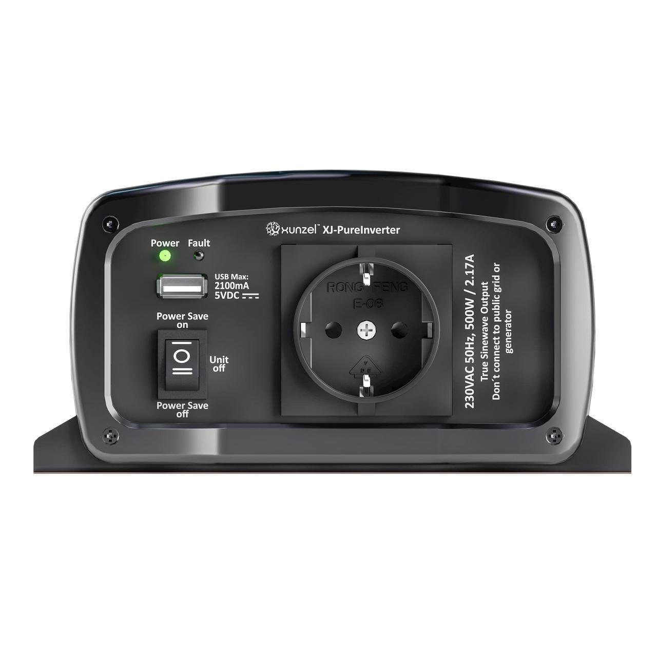 Инвертор Xunzel 500 Вт с чистой синусоидальной волной 24V/2.1A USB XJ500 (24843095) - фото 2 Инвертор Xunzel 500 Вт с чистой синусоидальной волной 24V/2.1A USB XJ500 (24843095) - фото 2