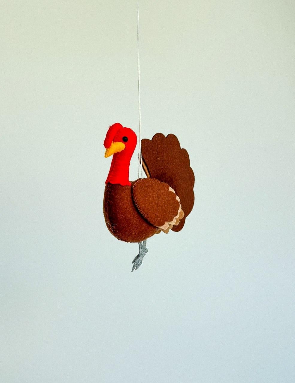Мягкая игрушка фетровая индюк ручная работа (29472374)