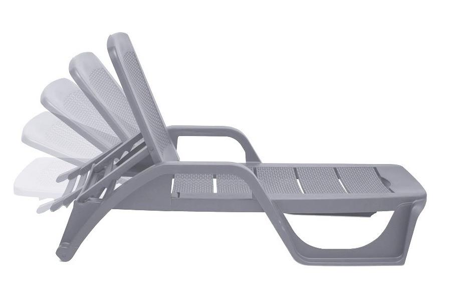 Шезлонг-лежак Bica Nilo посилений із підлокітниками 190х71х46 см (CNT00012554) - фото 3 Шезлонг-лежак Bica Nilo посилений із підлокітниками 190х71х46 см (CNT00012554) - фото 3
