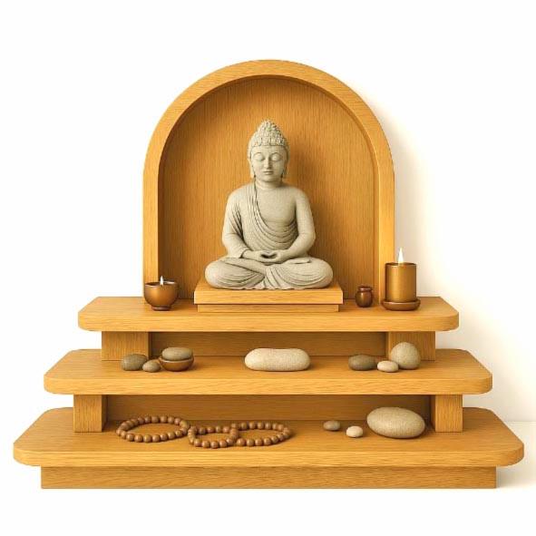 Алтарь для медитации из дерева Фрайден Карри (ЛАТ-019303)