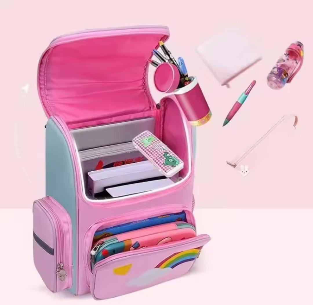 Рюкзак школьный Purple Unicorn 41x24 см Розово-зеленый - фото 2 Рюкзак школьный Purple Unicorn 41x24 см Розово-зеленый - фото 2