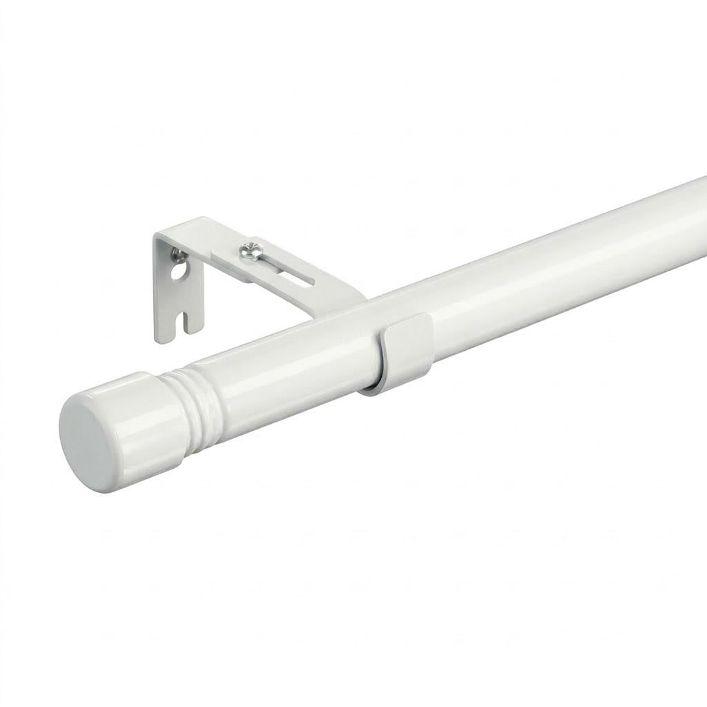 Карниз телескопічний розсувний Decor Line White 76–365 см з нержавіючої сталі (33542654)