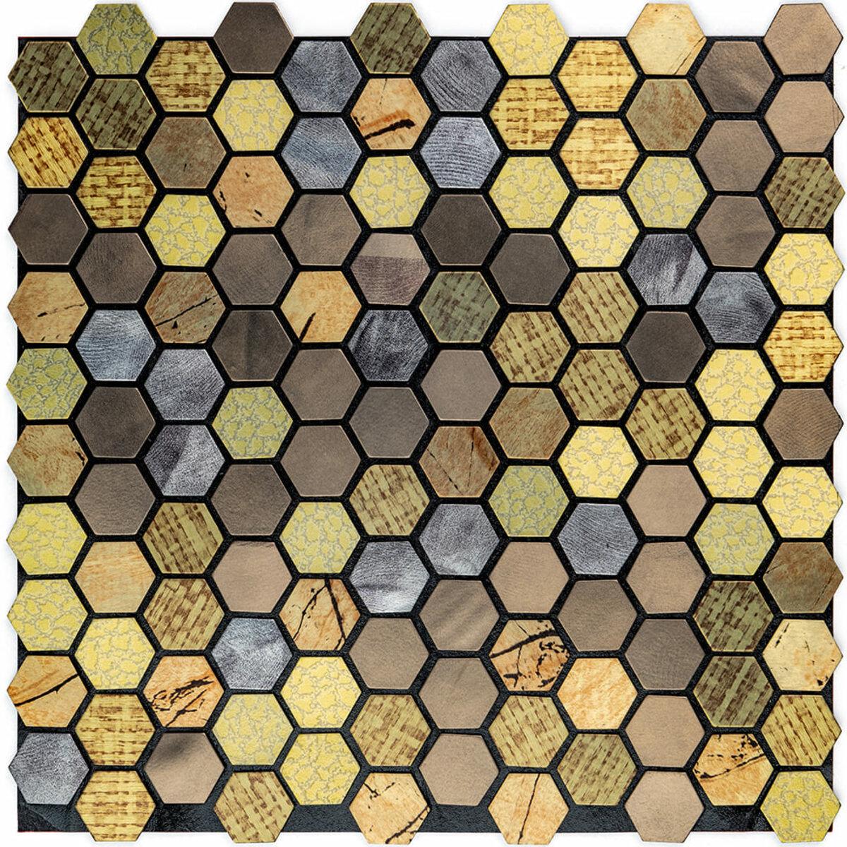 Плитка самоклеящаяся алюминиевая 300х300х3 мм (SW-00001931)