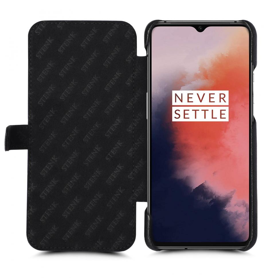 Чехол книжка Stenk Premium для OnePlus 7T Черный (65827)